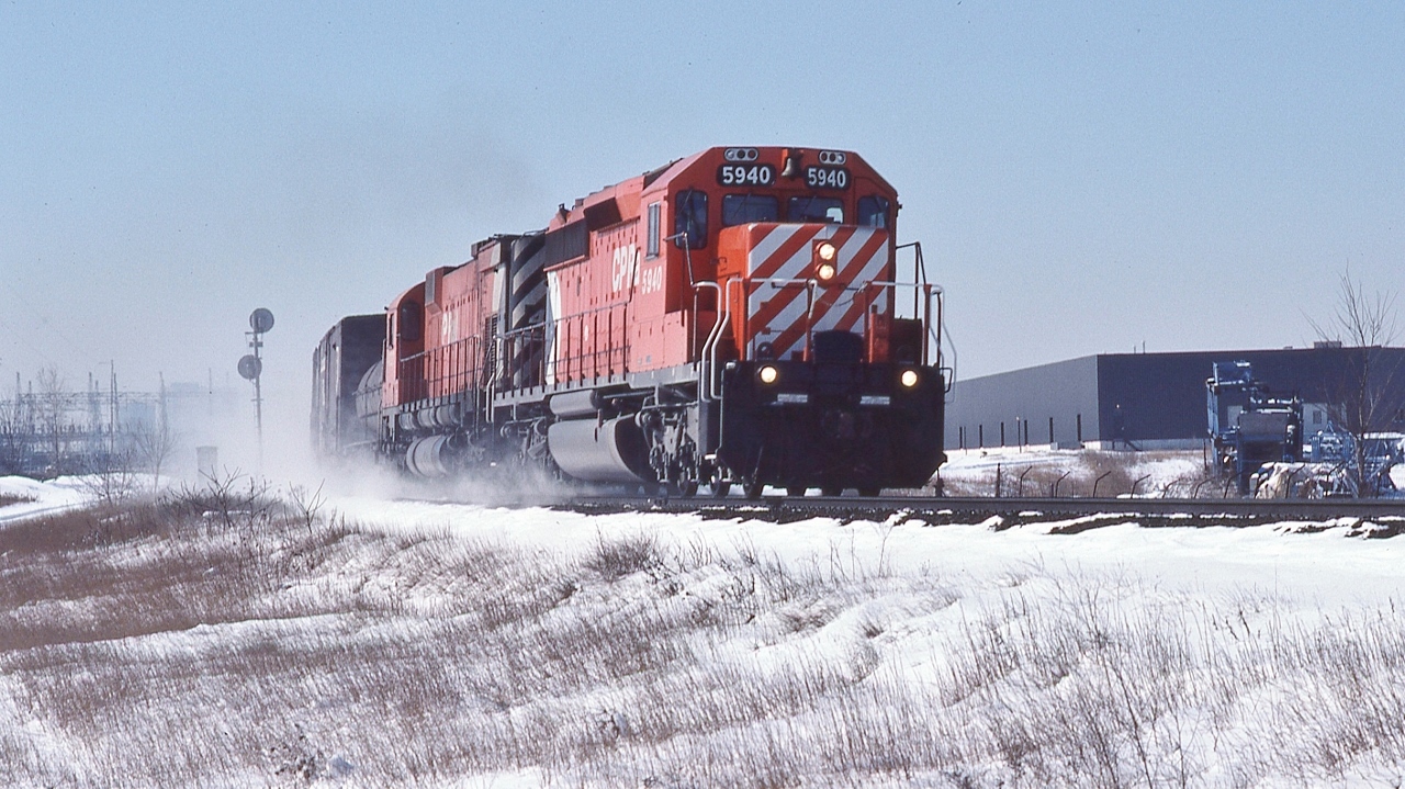 Eastbound approaching Wickstead level crossing


CP Rail 5940 East at mile 205 Belleville Sub, March 2, 1980 Kodachrome by S.Danko


more


  The Station  


sdfourty