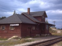 I posted an image of Upsala's CP station to railpictures.ca taken in 1975, about 10 years ago. Now I find a shot from 1974; and figured enough time has gone by for an update. 
Discussion was the original station was dismantled or just moved by truck to the Founders Museum and Prairie Village near Thunder Bay. The agreement was drawn up; but according to the site 'Canada-rail' the station caught fire and was destroyed before it could be moved. The site further goes on to state that CP supplied structural plans and the building at the museum is but an exact replica. Anyway, we do know the original is long gone from the little hamlet of Upsala............