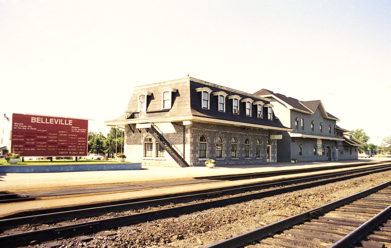 Here's a view of the Belleville CN station as it looked 50 years ago this week.