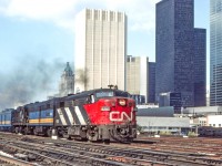 George Cheatwood photographed CN 6783 on train #62 in Toronto on September 3, 1979.