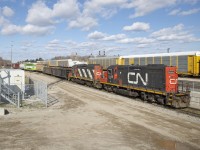 CN GP9RM's 7039 and 4138 are seen drilling cars in Aldershot yard on a warm Spring afternoon back in 2014. I'm not too sure if this was simply a yard job shunting cars around or if this was in fact a road local bound for Stuart Street in Hamilton...either way a great train to catch in the sun. I have a few more shots from this same time in May that year that I will upload this week.