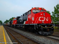 CN AC44C6M 3309 and CN AC44C6M 3412 are assigned to the Business Train.
 