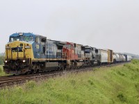 The good old “rent a wreck” days on CN. Don’t think too many of these actually led trains while on CN so this dreary day it was worth running out to Tansley to get it, especially as no CN units on the train. I miss all these unwanted Dash-8 leasers, as well as the unwanted BNSF ex ATSF SD75’s. The NS SD60 rebuild was just a bonus. I could definitely use some of this variety today. 