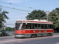 TTC 4072 is in Toronto in the later 1980's.