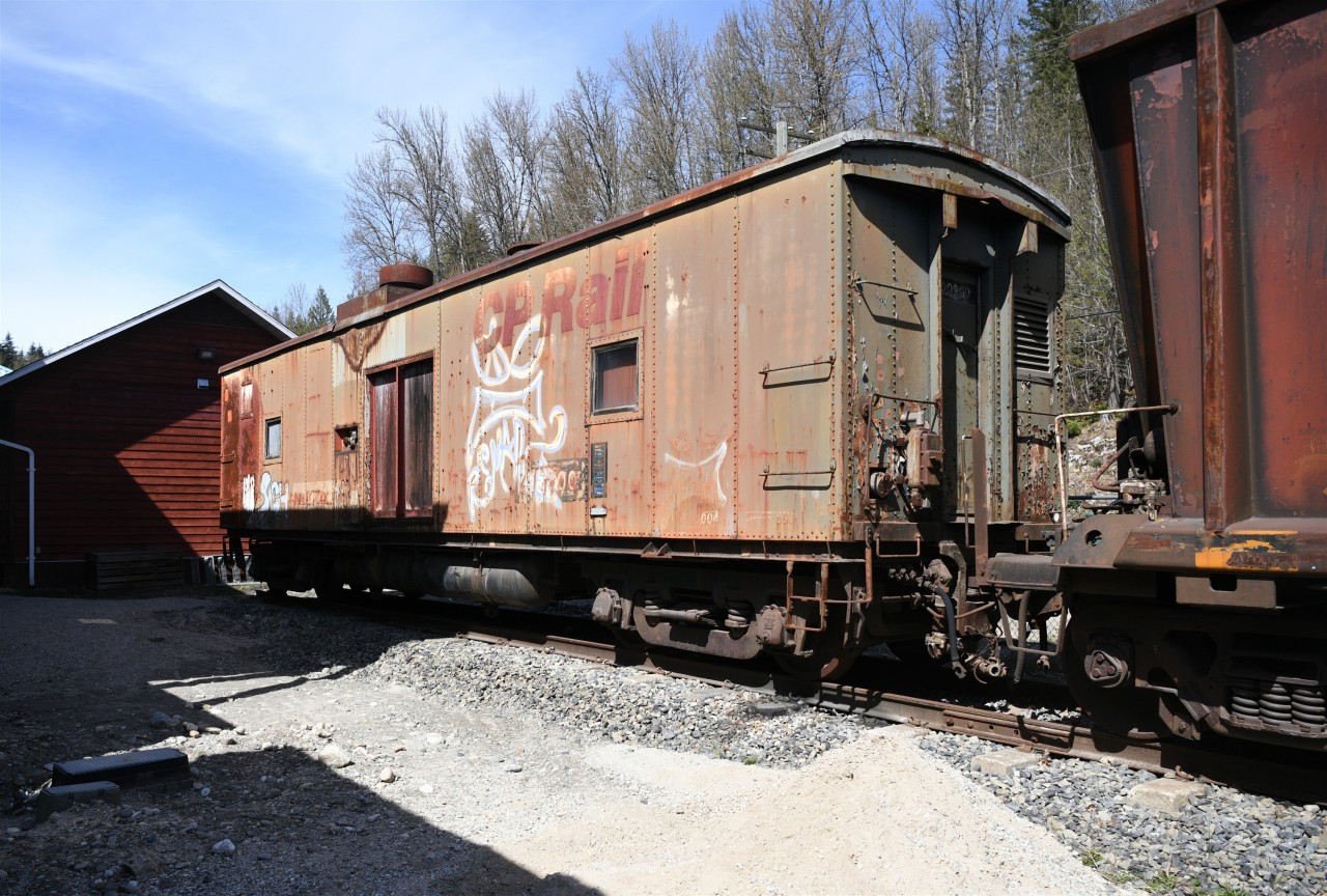 A silky, robot, steamer  
CP 400900 steam generator (ex-CP Robot-4 (1004), nee CP Silk car) built in 1927, escaped the scrappers torch and on April 17, 2025, sits on static display at the Revelstoke Railway Museum in Revelstoke, BC. 
I snapped the same car in the CP Work Equipment yard in Revelstoke 18 years earlier on August 29, 2007.  
 http://www.railpictures.ca/?attachment_id=5748