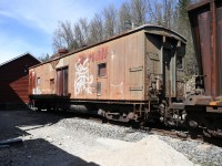 <b> A silky, robot, steamer </b> <br>
CP 400900 steam generator (ex-CP Robot-4 (1004), nee CP Silk car) built in 1927, escaped the scrappers torch and on April 17, 2025, sits on static display at the Revelstoke Railway Museum in Revelstoke, BC. <br>
I snapped the same car in the CP Work Equipment yard in Revelstoke 18 years earlier on August 29, 2007. <br> 
<b> http://www.railpictures.ca/?attachment_id=5748 </b>