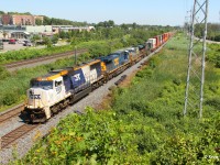 CN 327 heads west towards Coteau Jct. with a 4-pack of CSX units including Operation Lifesaver 4568 leading the charge. The trailing units were CSXT 7433, 5323 and 3263. Thank you to those who provided the updates on this train. You know who you are :)