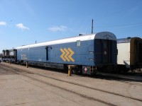 <b> Kit bashed combine </b> <br>
ONT 2070 auxiliary cable car is assigned to the ONR wreck train. It is an ex-CP coach/baggage combination car CC&F built in 19xx. <br>
I last saw and photographed this car at the same location 19 years later on April 13, 2023.