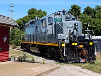 GIO Railways LDSX 7224 spotted just north of Princess St. on static display for Port Colborne - Canal Days, July 31st to August 3rd.