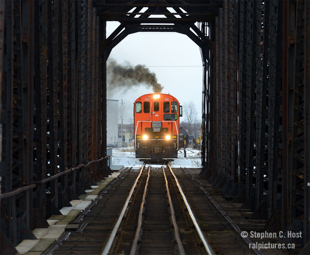 Framed in the 1930-ish Welland Canal Bridge #17, the all too familiar Alco smoke of S-13 108 is seen as they switch cars at Verbio on this cold winter-like day. It's 2026, and as of today, there is only a single Alco/MLW diesel locomotive in actual service in Ontario - and it's 1859 on the former Trillium's GIO Railway in Welland. Waterloo Central's are all out of service - and some will come back, but for now, if you need your Alco fix GIO is the only place to go if you don't want to cross the border. Cross the border into New York and you'll find an alco paradise on the Falls Road Railroad, Delaware Lackawanna and Western in Batavia, BSOR in Hamburg NY, and NYLE in Gowanda. Go further afield, and the Delaware Lackawanna in Scranton should be your mecca. I've been to them all - worth a visit. Take your pick and get your shots while you still can, Alco/MLW's are falling fast all over North America due to emissions regulations and parts availability. What's your favorite MLW/Alco and why? comment below.