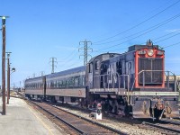 CN 8518 is working Toronto Union Station in Toronto in June 1972.