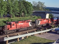 CP 5645 is east of Bayview Junction, Ontario on June 17, 1980.