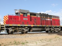 Mohall Railroad Inc. (MRI)(Northern Plains Railroad) EMD GP7. Faded and barely visible New Orleans & Gulf Coast Railroad markings are very faint. The paint is 5 years older than when she was last added to this site by Matt Watson. She was looking lonely so I gave her a bit of pixel love.
