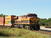 KCSdeMexico leading into Guelph Junction after leaving Kinnear Yard in Hamilton approx. 50 minutes before its arrival. Mid DPU was CP 8129.



