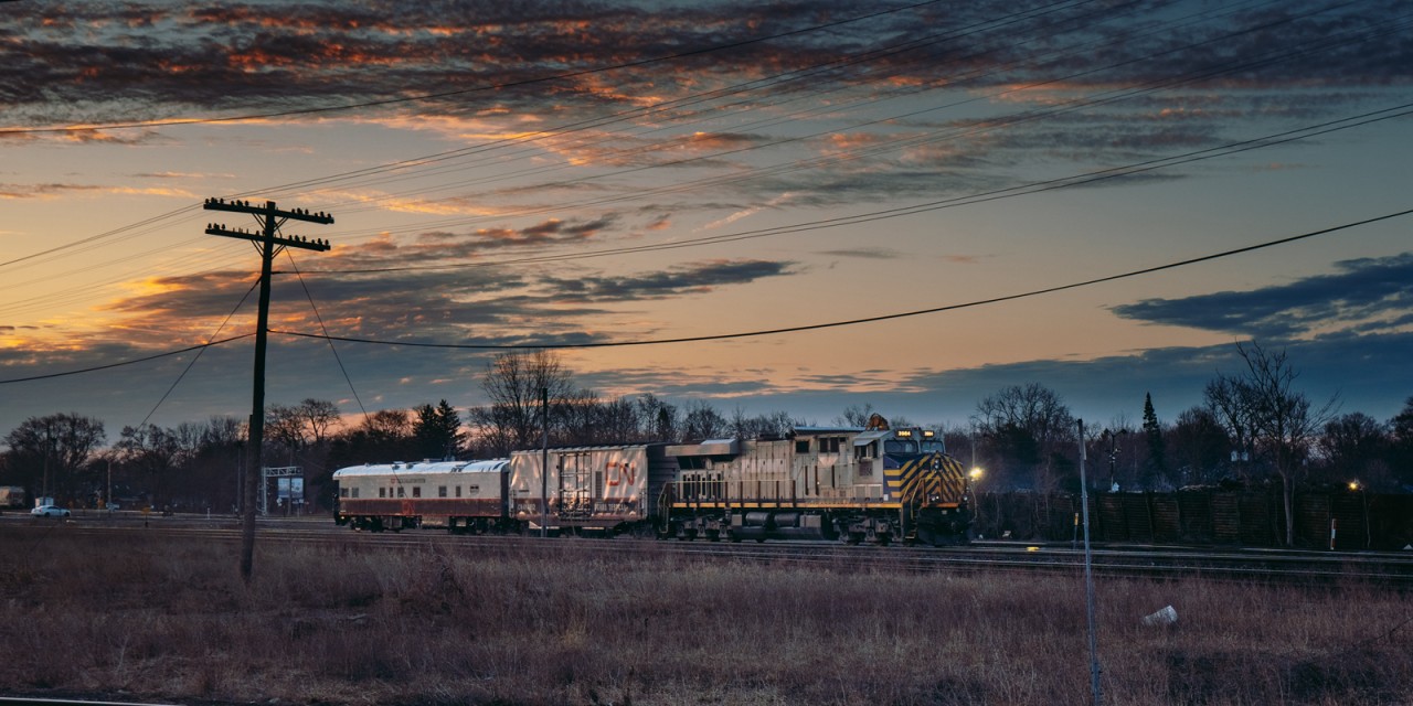 CN test train CN O998 in London