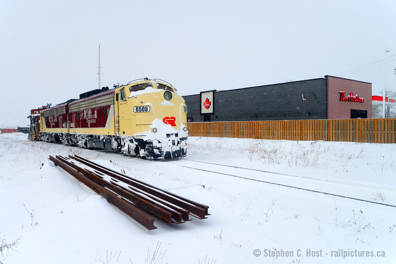 And a new angle that has opened up in Belmont on the OSR is this brand new Tim Hortons. You can bet pretty much every single plow run will stop here for coffees at some point, hopefully not on the way back.