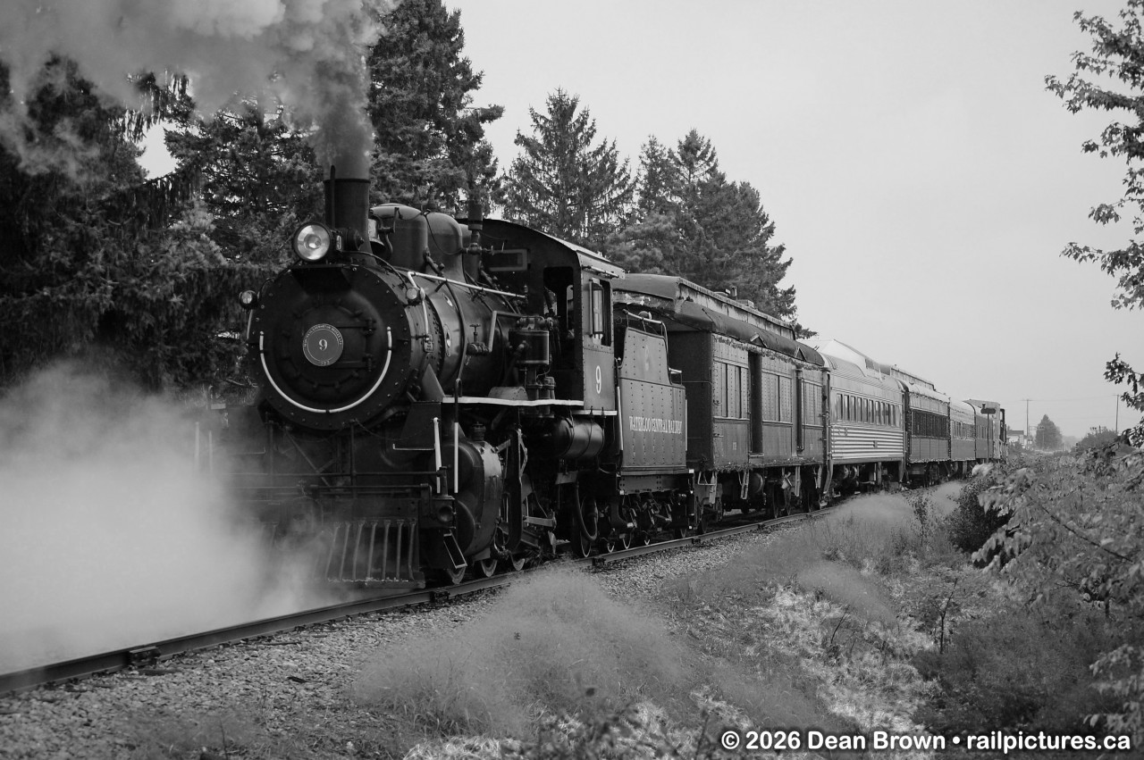 WCR 9 is operating backwards at King St. N. on the Waterloo Spur.