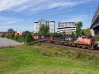 CN 126 is through Dorval with CN 2503 leading.