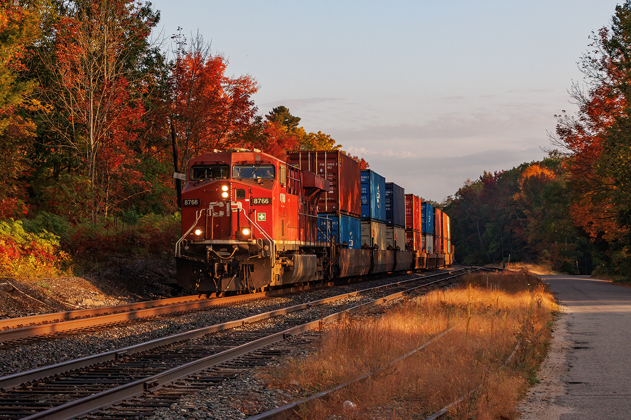 Just after sunrise in cottage country. There is no better place to be in the fall.