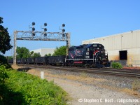 A Cando work train performing testing/familiarization on the Oakville Subdivision in July 2026. The GP38's on this train were modified by MEI of St. Louis and have DPU, likely the only geeps with DPU in service in North America according to friends of mine. Since testing ended, these trains are in active construction and MOW service for Metrolinx especially during weekend and nightly shutdowns and up to three trains have been known to be out and about. There will be enough cars and motive power for four trains if the need them.



