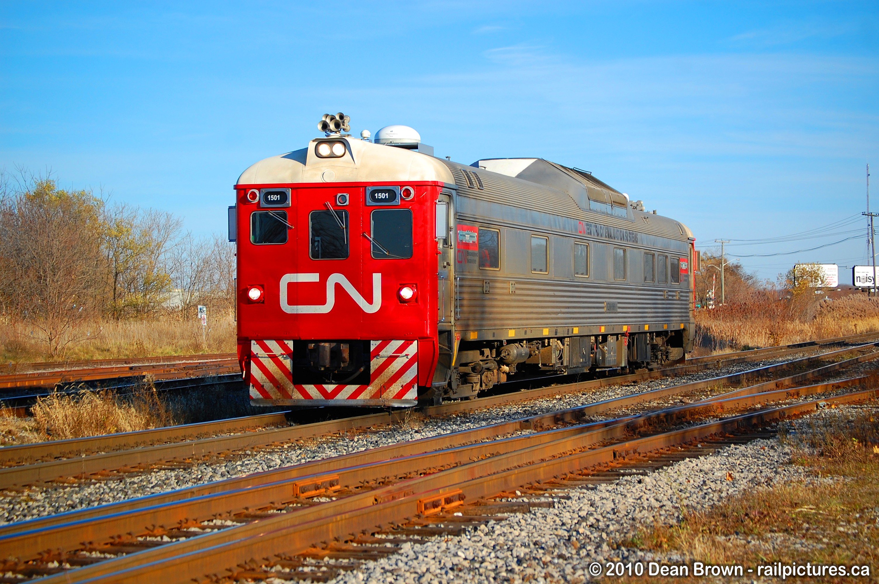 Railpictures.ca - Dean Brown Photo: CN RDC-1 1501 Track Geometry Car ...